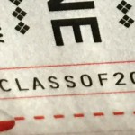 closeup of class ticket
